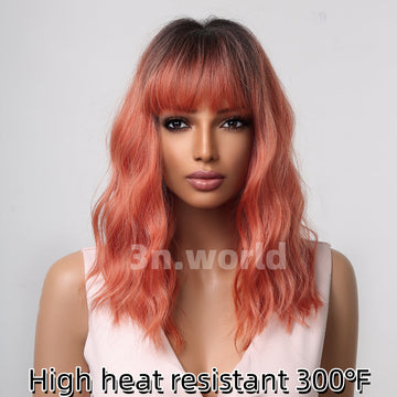 [No.41]16” Synthetic 300℉ Gradient Orange Choppy Layers  Heat Resistant