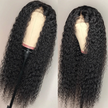[No.60]13x4x1 T Part Hand Hooked Frontal Lace 16-26” Synthetic 300℉ Black Africa
